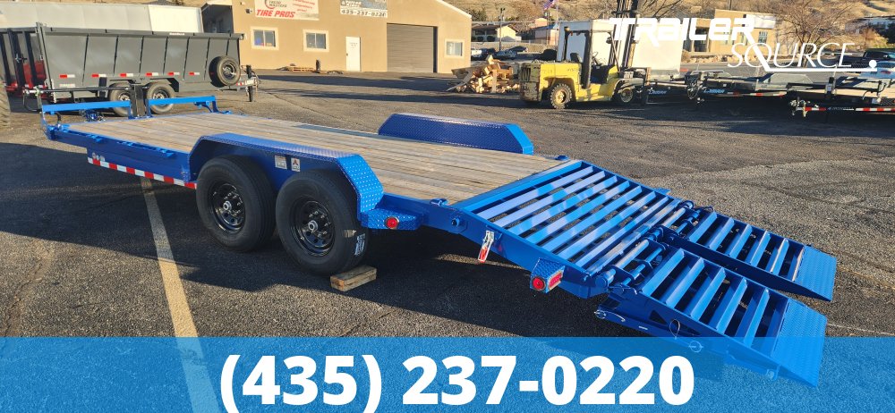 7x20 Iron Bull ETB Flatbed Car Hauler