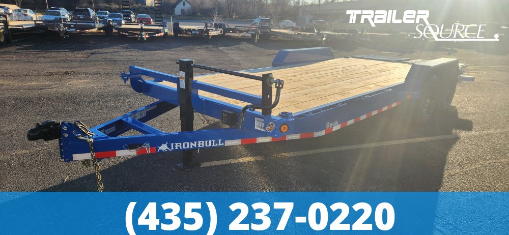 7x20 Iron Bull ETB Flatbed Car Hauler