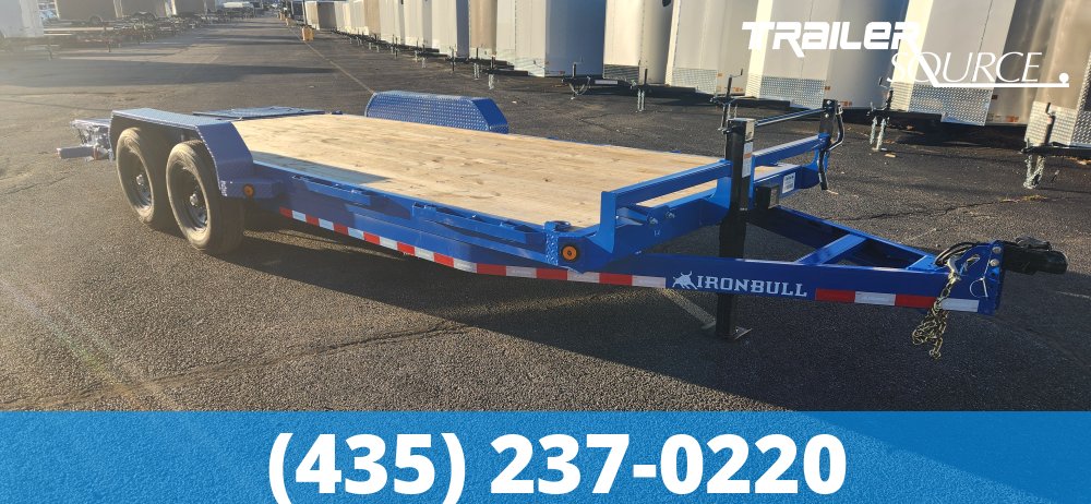 7x20 Iron Bull ETB Flatbed Car Hauler