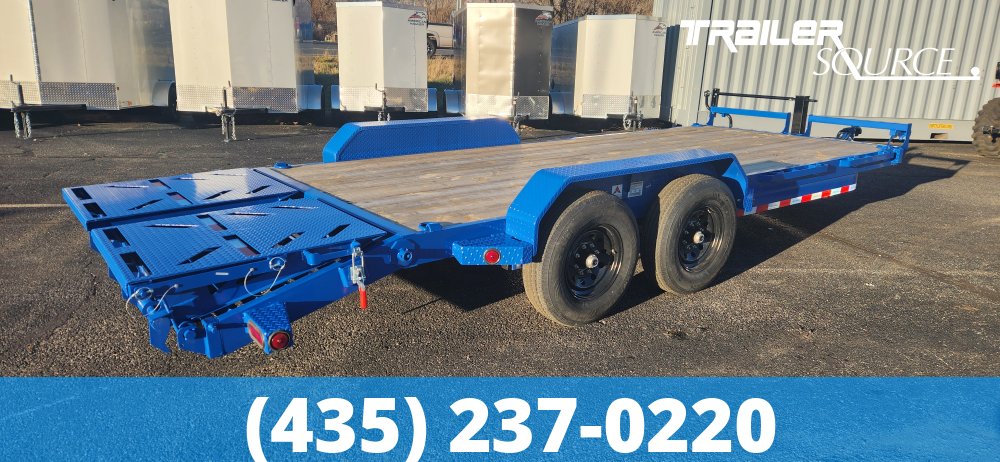 7x20 Iron Bull ETB Flatbed Car Hauler