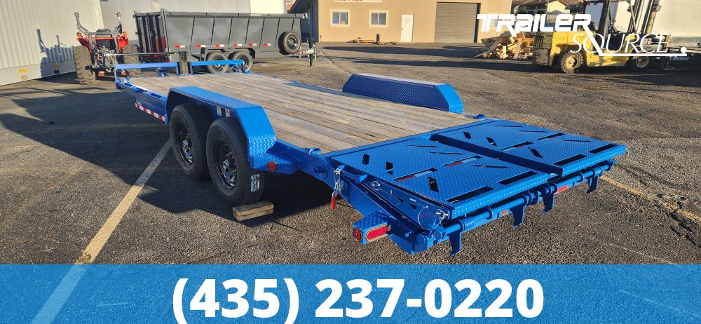 7x20 Iron Bull ETB Flatbed Car Hauler