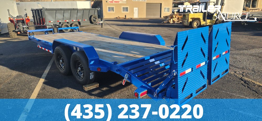 7x20 Iron Bull ETB Flatbed Car Hauler