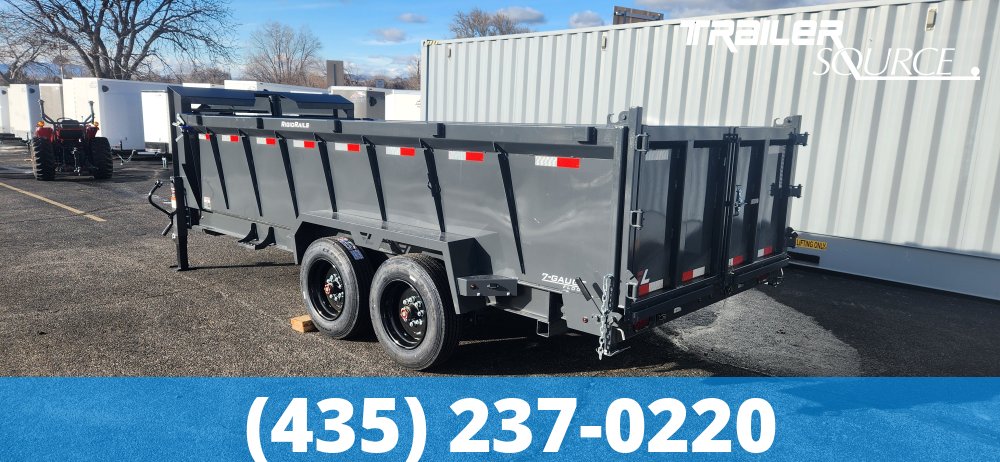 7x16 Lamar DT Gooseneck Dump