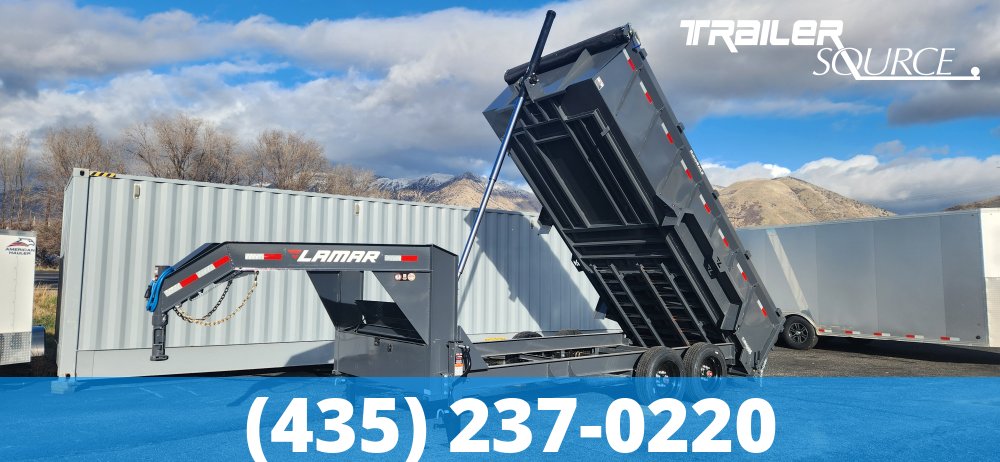 7x16 Lamar DT Gooseneck Dump