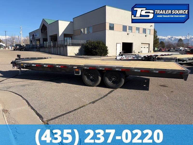 8.5x22 Diamond C DEC 207 Deckover Equipment Trailer -  15.5K GVWR -