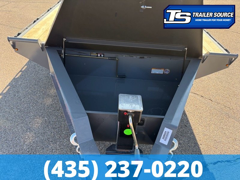 8.5x22 Diamond C DEC 207 Deckover Equipment Trailer -  15.5K GVWR -