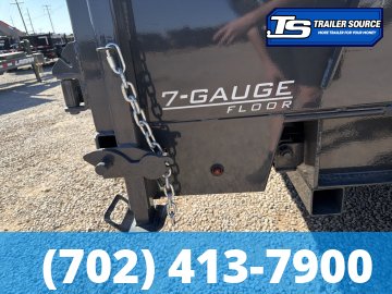 7x14 Lamar DT Dump Trailer - 36" Sides - 14K GVWR - 7 Gauge Floor, Telescopic