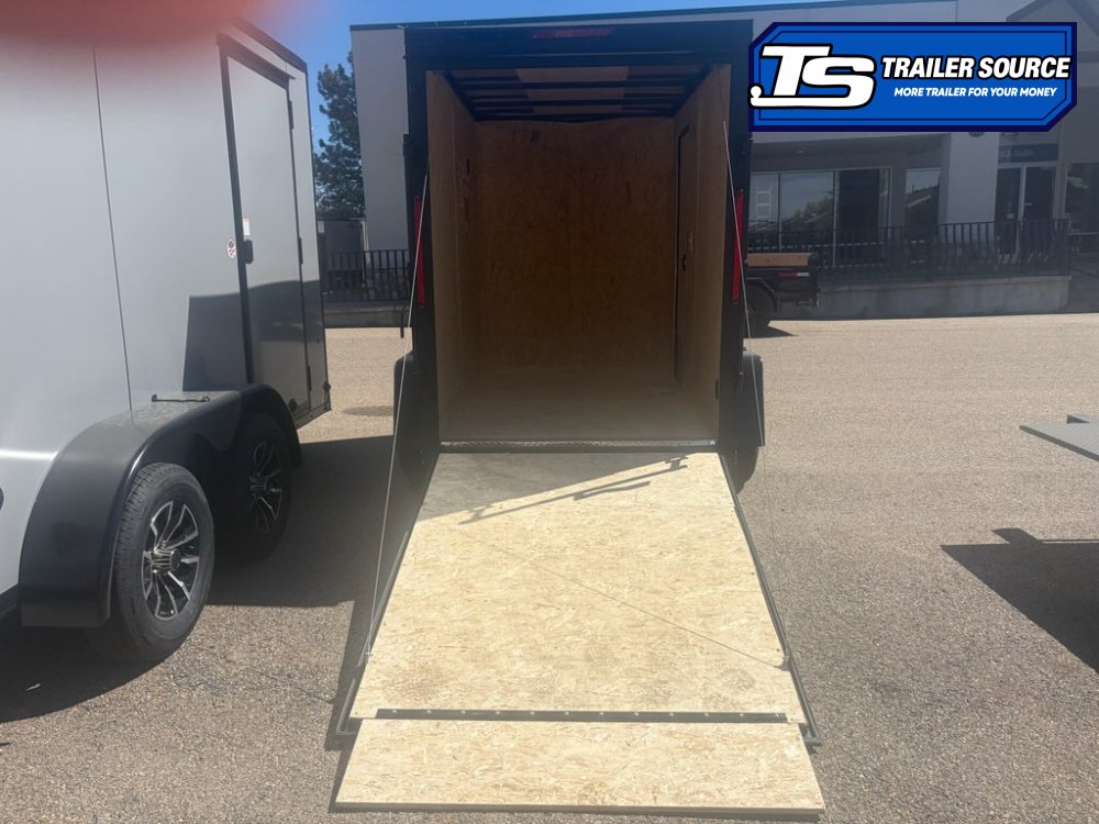 5x8 Look ST DLX Enclosed Cargo Trailer - 6'0" Interior - 3.5K GVWR - .080 PolyCor, Black Out Package, Ramp Door, RV Door