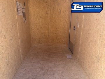 5x8 Look ST DLX Enclosed Cargo Trailer - 6'0" Interior - 3.5K GVWR - .080 PolyCor, Black Out Package, Ramp Door, RV Door