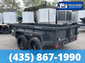 5x10 Lamar DS Dump Trailer - 18" Sides - 7K GVWR -