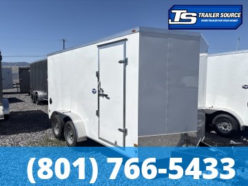 7x14 American Hauler Arrow Enclosed Cargo Trailer - 6'6" Interior - 3.5K GVWR - Ramp Door