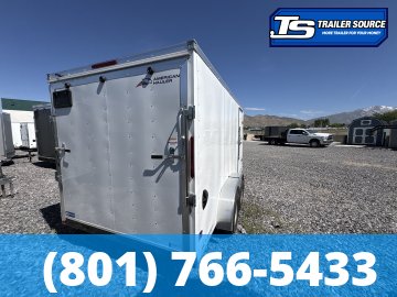 7x14 American Hauler Arrow Enclosed Cargo Trailer - 6'6" Interior - 3.5K GVWR - Ramp Door