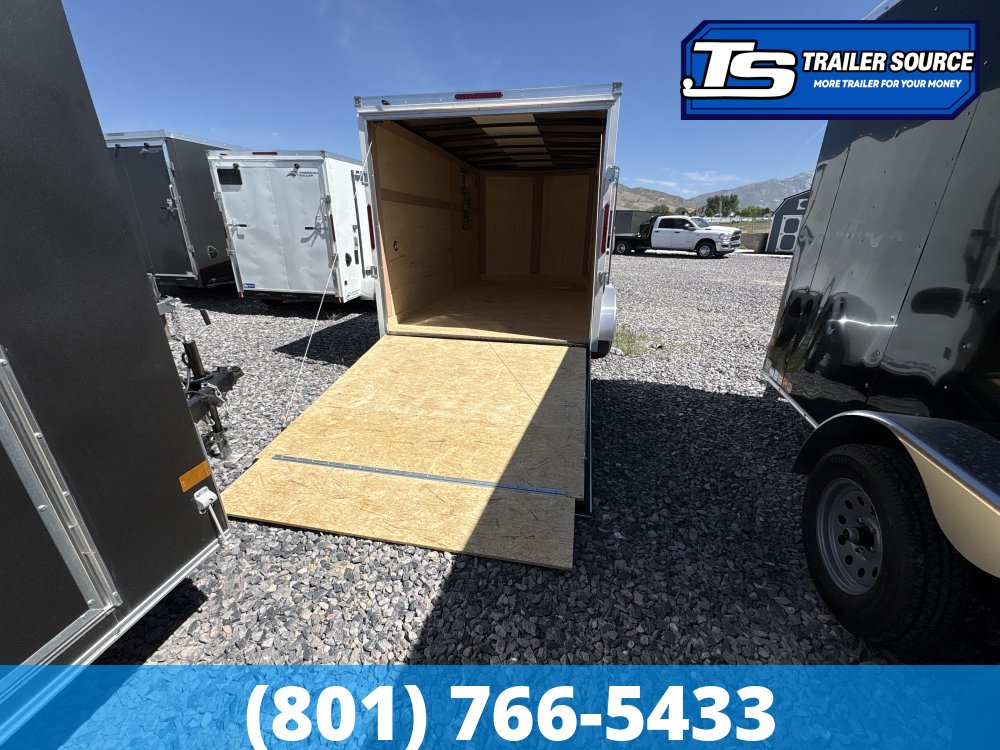 7x14 American Hauler Arrow Enclosed Cargo Trailer - 6'6" Interior - 3.5K GVWR - Ramp Door