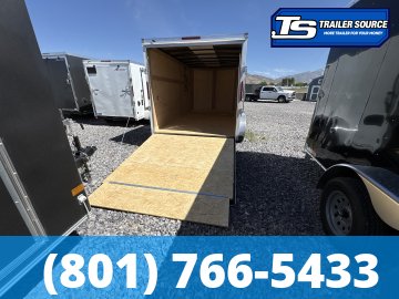 7x14 American Hauler Arrow Enclosed Cargo Trailer - 6'6" Interior - 3.5K GVWR - Ramp Door