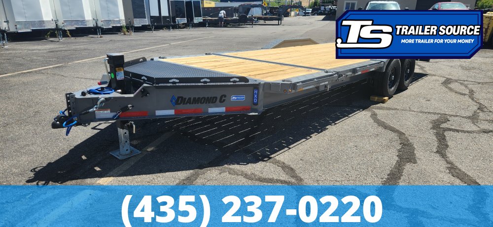 8.5x22 Diamond C HXD 207 Wide Body w/ Drive Over Fenders Tilt