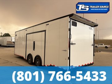 8.5x26 Look Vision Circuit Edition Enclosed Race Car Hauler Trailer - 7'6" Interior - 14K GVWR -