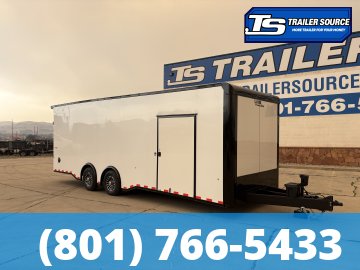 8.5x26 Look Vision Circuit Edition Enclosed Race Car Hauler Trailer - 7'6" Interior - 14K GVWR -