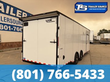 8.5x26 Look Vision Circuit Edition Enclosed Race Car Hauler Trailer - 7'6" Interior - 14K GVWR -