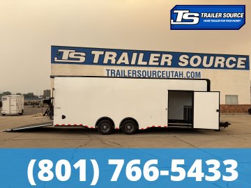 8.5x26 Look Vision Circuit Edition Enclosed Race Car Hauler Trailer - 7'6" Interior - 14K GVWR -