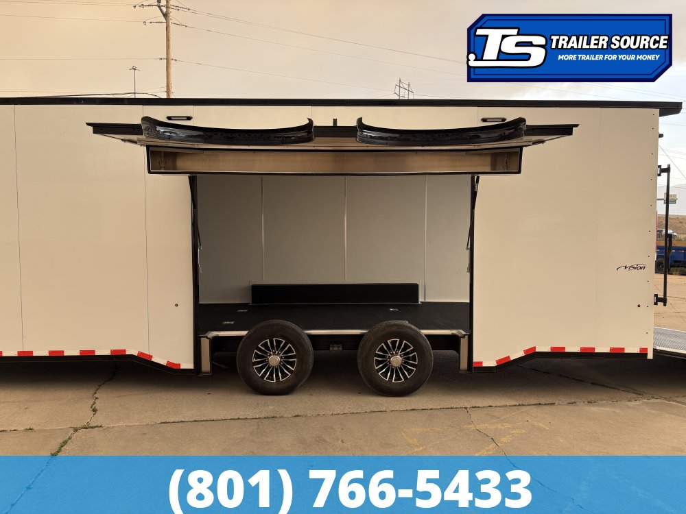 8.5x26 Look Vision Circuit Edition Enclosed Race Car Hauler Trailer - 7'6" Interior - 14K GVWR -