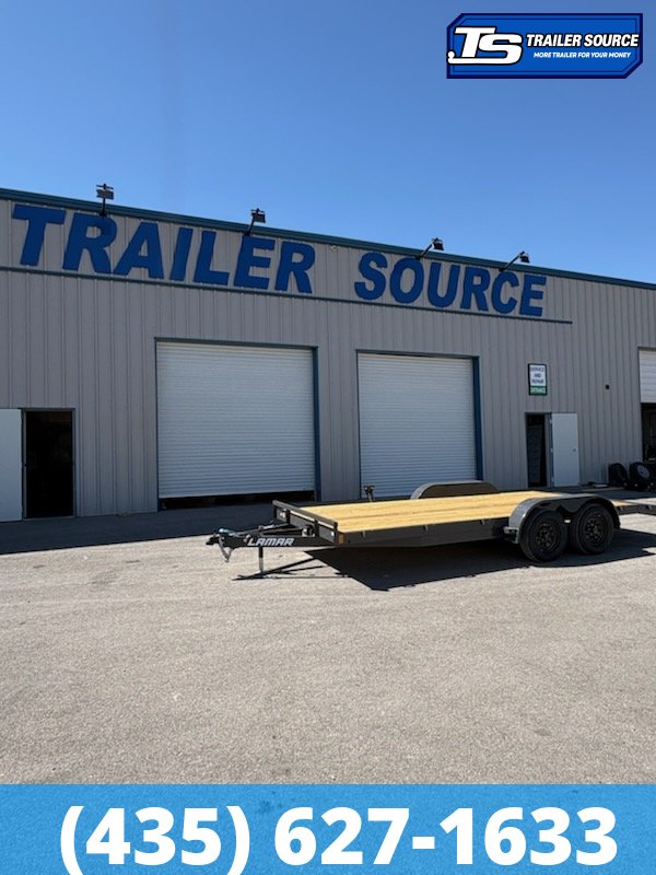 7x18 Lamar CE Flatbed Car Hauler