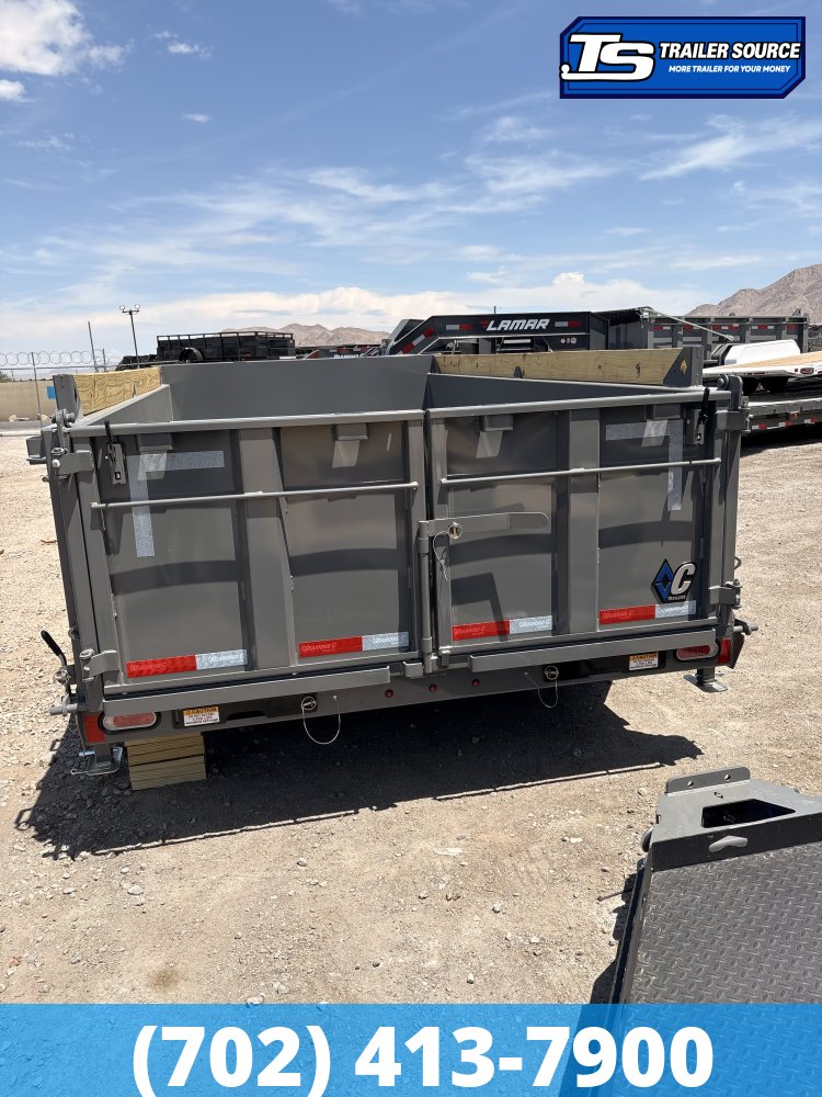 7x14 Diamond C LPT 208 Pacesetter Pkg Dump Trailer - 32" Sides - 18K GVWR -