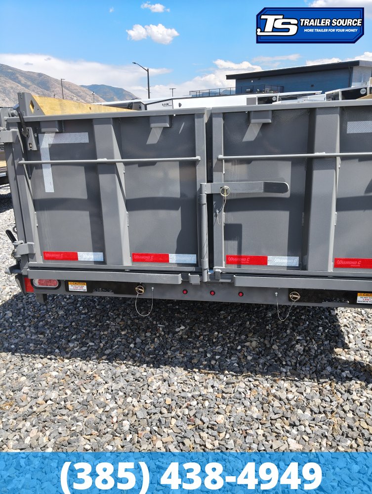 7x16 Diamond C LPT 208 Dump Trailer - 32" Sides - 18K GVWR - 18 Ply Tires