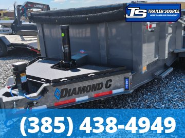 7x16 Diamond C LPT 208 Dump Trailer - 32" Sides - 18K GVWR - 18 Ply Tires
