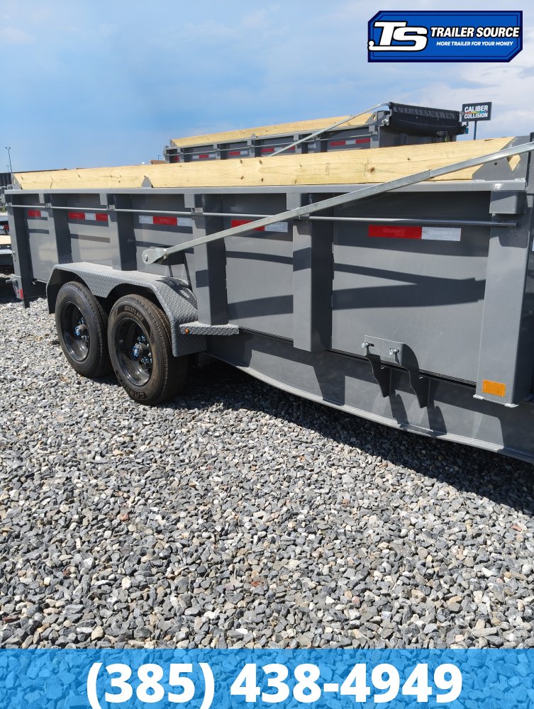 7x16 Diamond C LPT 208 Dump Trailer - 32" Sides - 18K GVWR - 18 Ply Tires