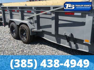 7x16 Diamond C LPT 208 Dump Trailer - 32" Sides - 18K GVWR - 18 Ply Tires