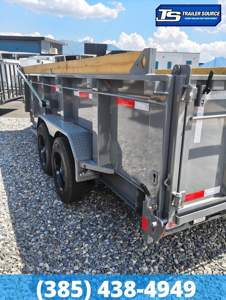 7x16 Diamond C LPT 208 Dump Trailer - 32" Sides - 18K GVWR - 18 Ply Tires