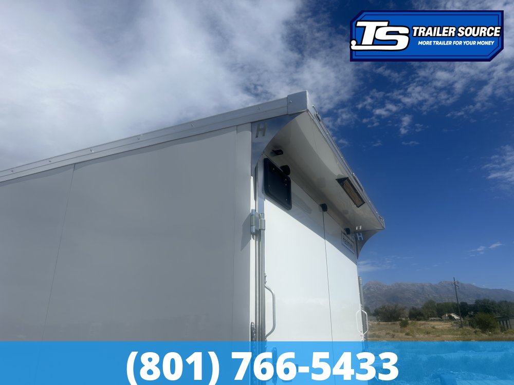 8.5x20 Haulmark Transport Canyon Edition Enclosed Cargo Trailer - 7'6" Interior - 10K GVWR - .080 PolyCor, Ramp Extension, Rear Spoiler, Rubber Coin Floor, RV Door, Torsion Axles, 