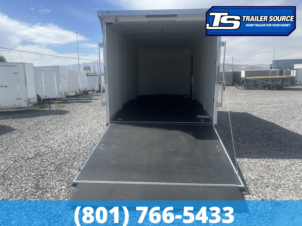 8.5x20 Haulmark Transport Canyon Edition Enclosed Cargo Trailer - 7'6" Interior - 10K GVWR - .080 PolyCor, Ramp Extension, Rear Spoiler, Rubber Coin Floor, RV Door, Torsion Axles, 