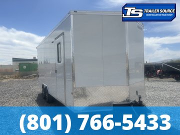 8.5x20 Haulmark Transport Canyon Edition Enclosed Cargo Trailer - 7'6" Interior - 10K GVWR - .080 PolyCor, Ramp Extension, Rear Spoiler, Rubber Coin Floor, RV Door, Torsion Axles, 