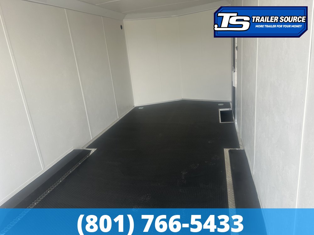 8.5x20 Haulmark Transport Canyon Edition Enclosed Cargo Trailer - 7'6" Interior - 10K GVWR - .080 PolyCor, Ramp Extension, Rear Spoiler, Rubber Coin Floor, RV Door, Torsion Axles, 