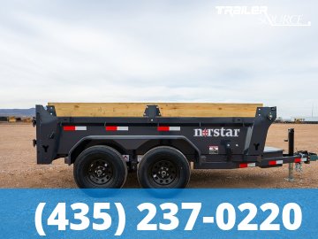 5x10 Norstar Iron Bull DCB 18" Sides 7K Dump Trailer