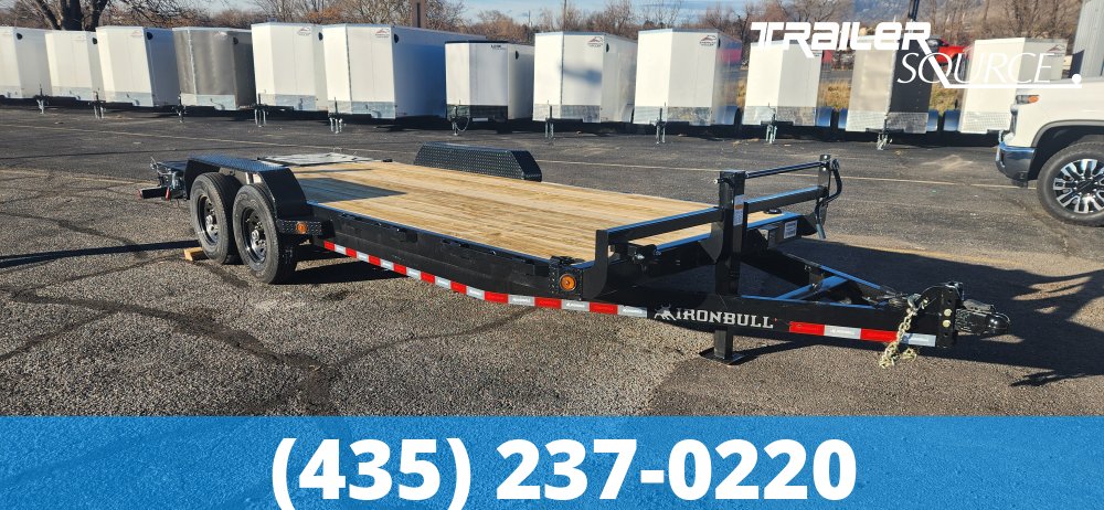 7x20 Iron Bull ETB Flatbed Car Hauler