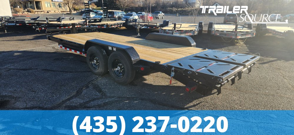 7x20 Iron Bull ETB Flatbed Car Hauler