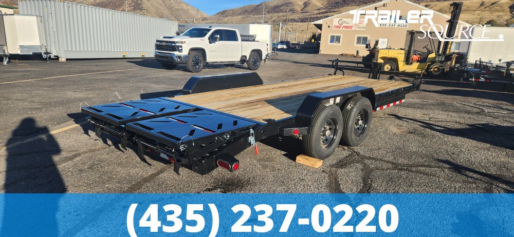 7x20 Iron Bull ETB Flatbed Car Hauler