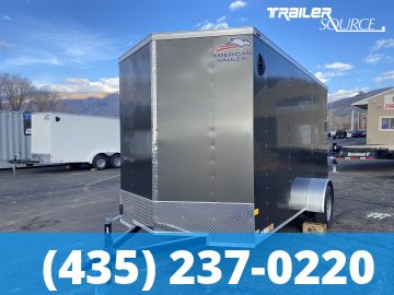 6x12 American Hauler Arrow Deluxe 6'6" Interior Single Axle Enclosed Cargo