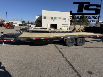8.5x24 Diamond C DET 207 Deckover Tilt Trailer -  15.5K GVWR -