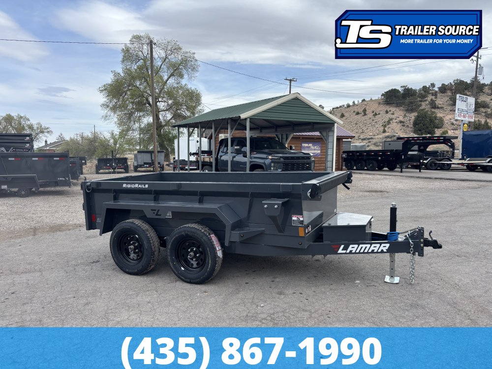 5x10 Lamar DS Dump Trailer - 18" Sides - 7K GVWR -