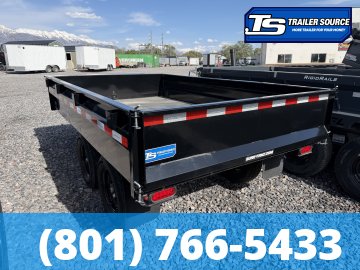 5x10 Sure-Trac SD Dump Trailer - 7K GVWR -