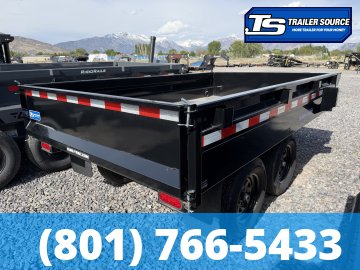 5x10 Sure-Trac SD Dump Trailer - 7K GVWR -