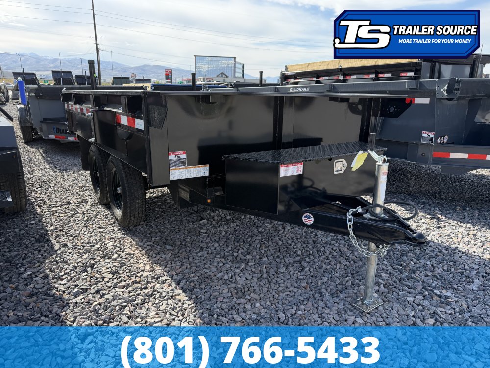 5x10 Sure-Trac SD Dump Trailer - 7K GVWR -