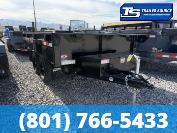 5x10 Sure-Trac SD Dump Trailer - 7K GVWR -