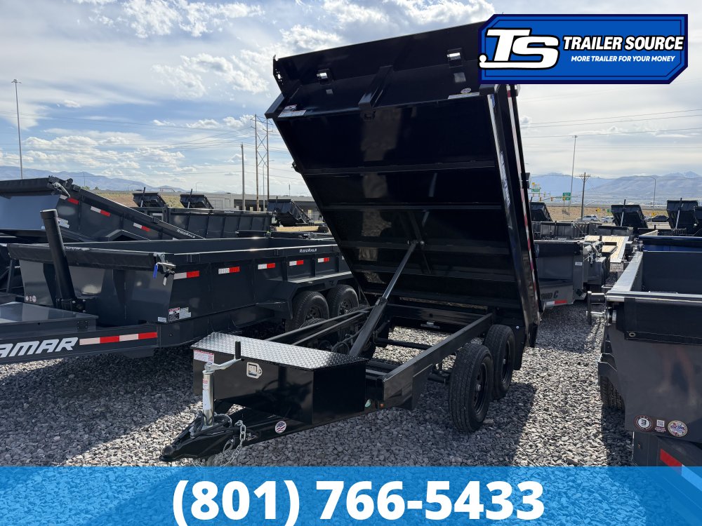 5x10 Sure-Trac SD Dump Trailer - 7K GVWR -