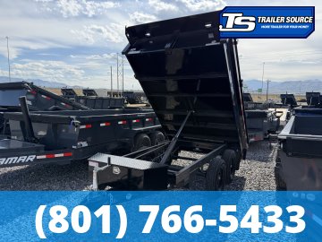 5x10 Sure-Trac SD Dump Trailer - 7K GVWR -