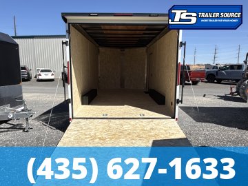 8.5x16 Look ST DLX Enclosed Cargo Trailer - 7'0" Interior - 10K GVWR - .080 PolyCor, Black Out Package, Rear Spoiler w/ Load Lights