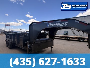 7x16 Diamond C LPT 207 Dump Trailer - 15.5K GVWR -
